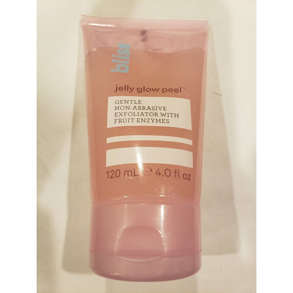 Bliss Jelly Glow Peel Gentle Exfoliator with Fruit Enzymes 4 fl oz Sealed